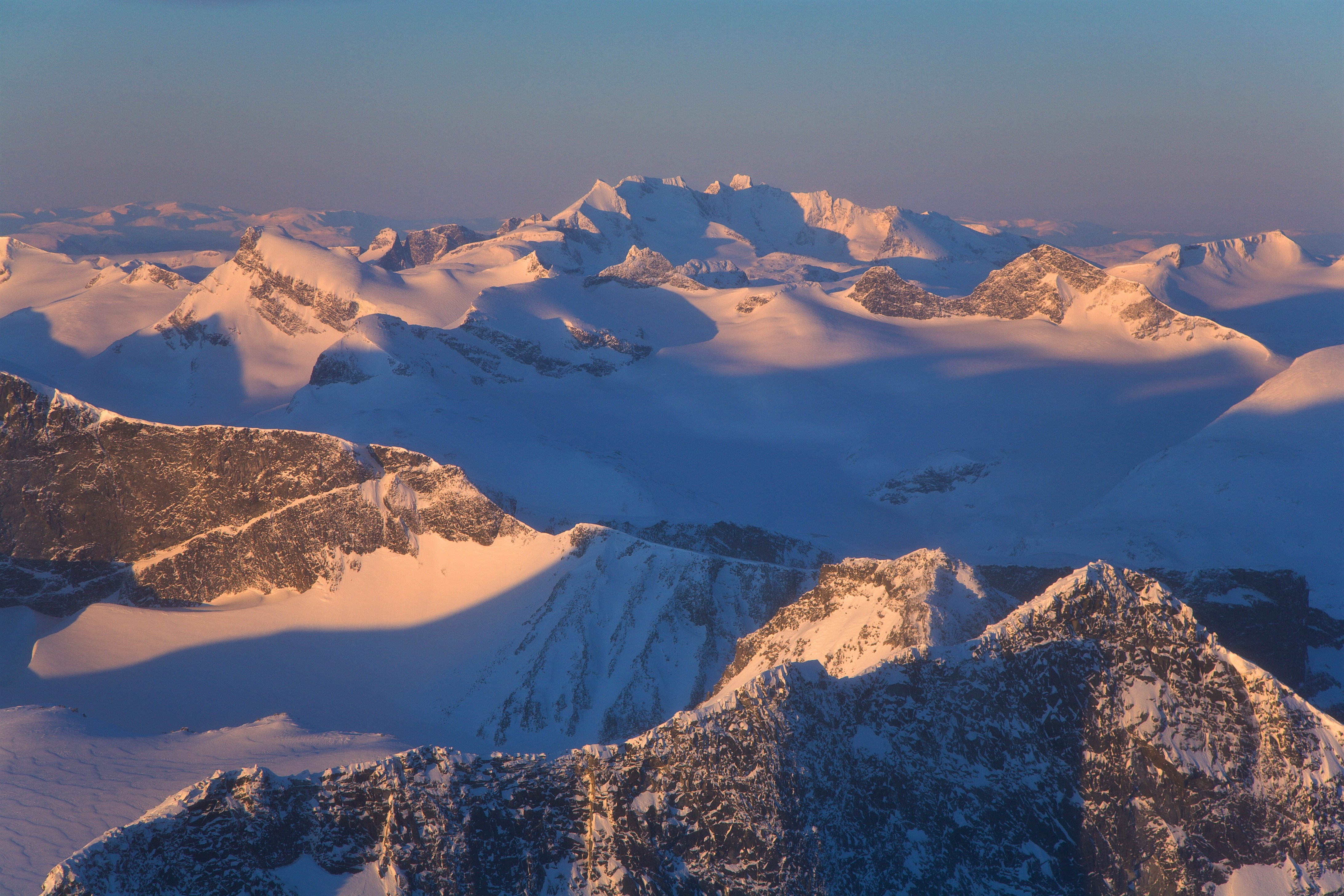 Valdres Folkehogskole Fjell Landskap Sno