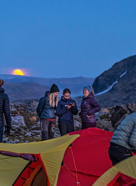 Valdres Folkehogskole Jenter Telt Fjell
